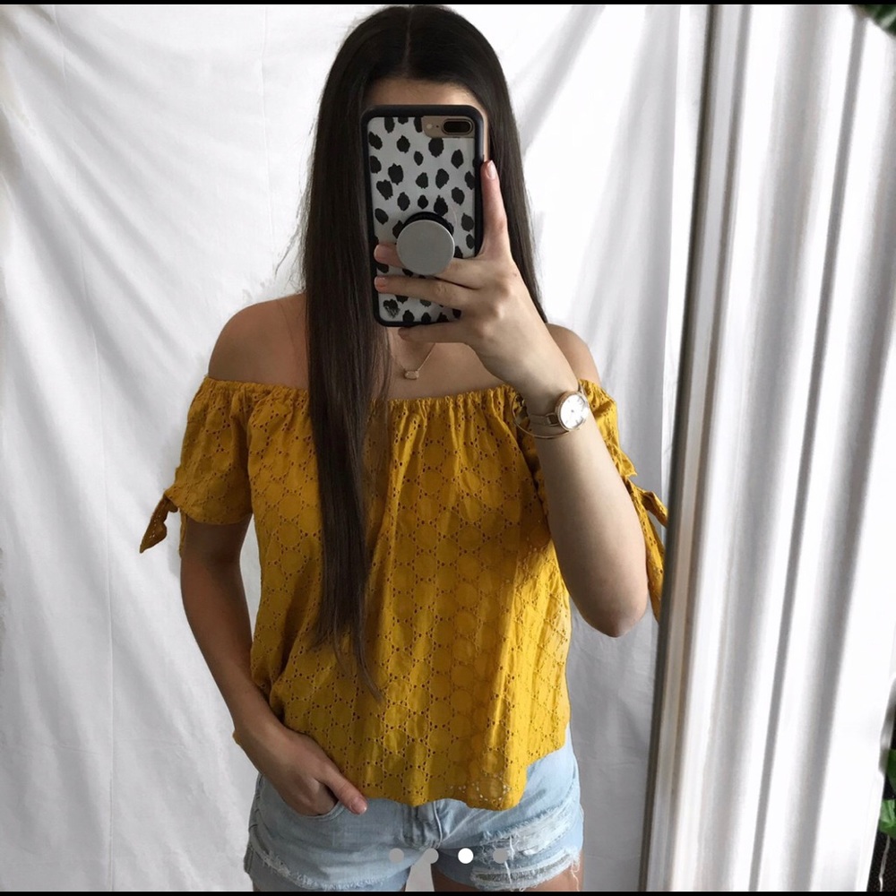 Off the shoulder blouse